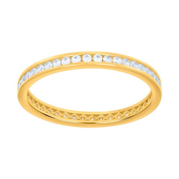 10Kt Gold Cz Ring