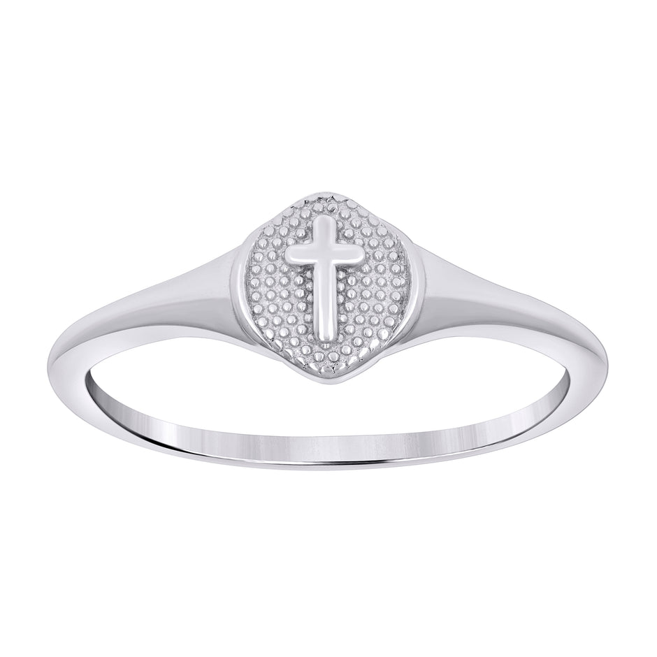 925 Sterling Silver Womens Cubic-Zirconia Infinity Heart Ring Size 8 - SLV-121720