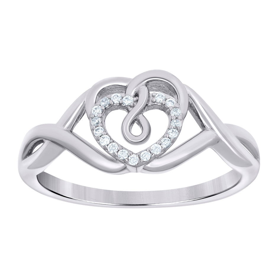 925 Sterling Silver Womens Cross Religious Ring Size 6