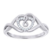 925 Sterling Silver Womens Cross Religious Ring Size 7 - SLV-121729