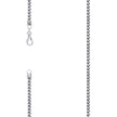 925 Silver Solid Franco Chain Rhodium 230 2.5mm-18 - SLV-121980