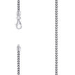 925 Silver Solid Franco Chain Rhodium 300 3mm-20 - SLV-121990