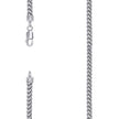 925 Silver Solid Franco Chain Rhodium 370 3.7mm-26 - SLV-122003