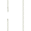 925 Silver Super Flat Figaro Chain 4.9mm