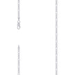 925 Sterling Silver Super Flat Figaro Chain Rhodium Plated 100 3.9mm-18