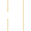 925 Silver Super Flat Figaro Chain 3.9mm