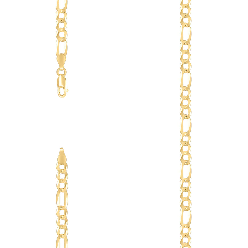 925 Silver Super Flat Figaro Chain 5.6mm