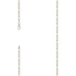 925 Sterling Silver Solid Classic Figaro Silver Plated 080 3.0mm-8