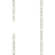 925 Silver Solid Classic Figaro 6.0mm