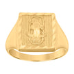 10kt Yellow Gold Mens St. Benedict Religious Ring