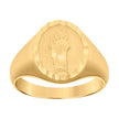 10kt Yellow Gold Mens St. Jude Religious Ring