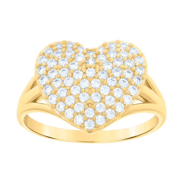 10Kt Gold Cz Ring