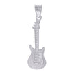 925 Sterling Silver Unisex Guitar Music Fashion Charm Pendant
