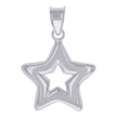 925 Sterling Silver Unisex Star Fashion Charm Pendant