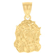 10kt Yellow Gold Mens Jesus Religious Charm Pendant
