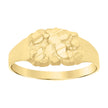 14Kt Yellow Gold Womens Nugget Fashion Ring
