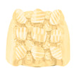 10kt Yellow Gold Mens Nugget Fashion Ring