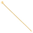 10kt Yellow Gold Womens Fashion Beaded Bracelet Size 7 Inches