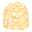 10kt Yellow Gold Mens Nugget Fashion Ring