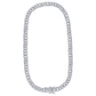 925 Sterling Silver 17.13ct Moissanite 9mm Miami Cuban Chain Size 20 Inches  - SLV-126679