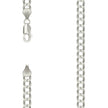 925 Sterling Silver Solid Super Flat Cuban Chain Silver 160 6mm-8 - SLV-127550