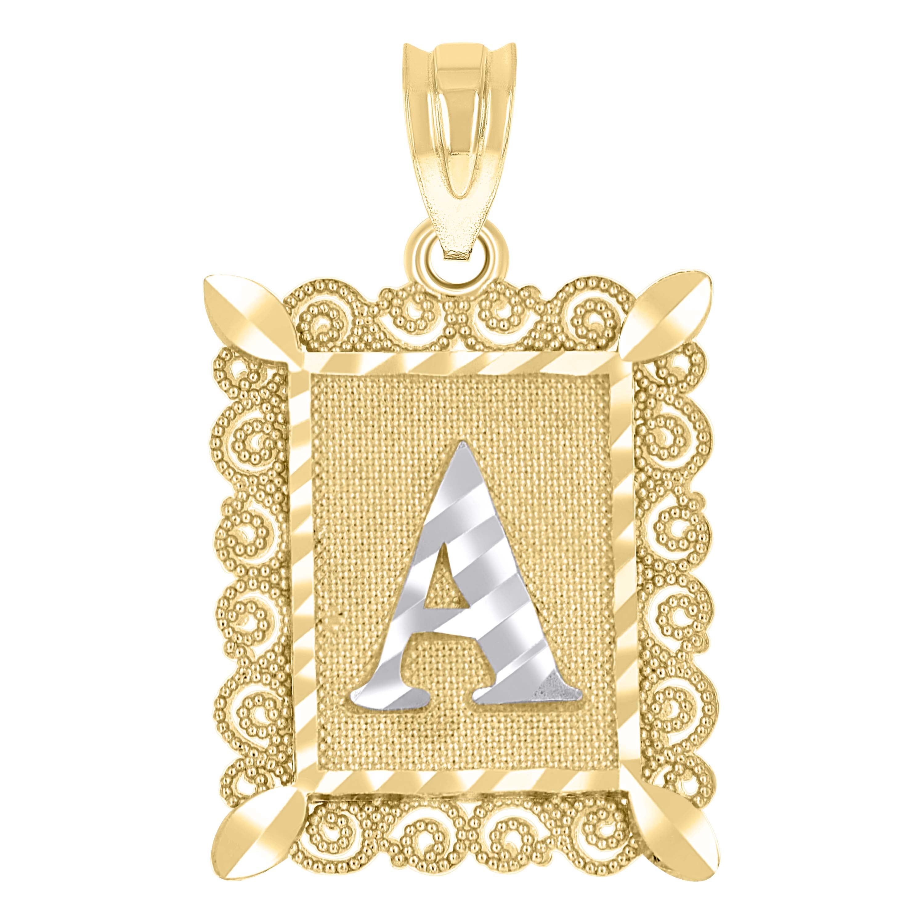 10Kt Gold Initial Letter 