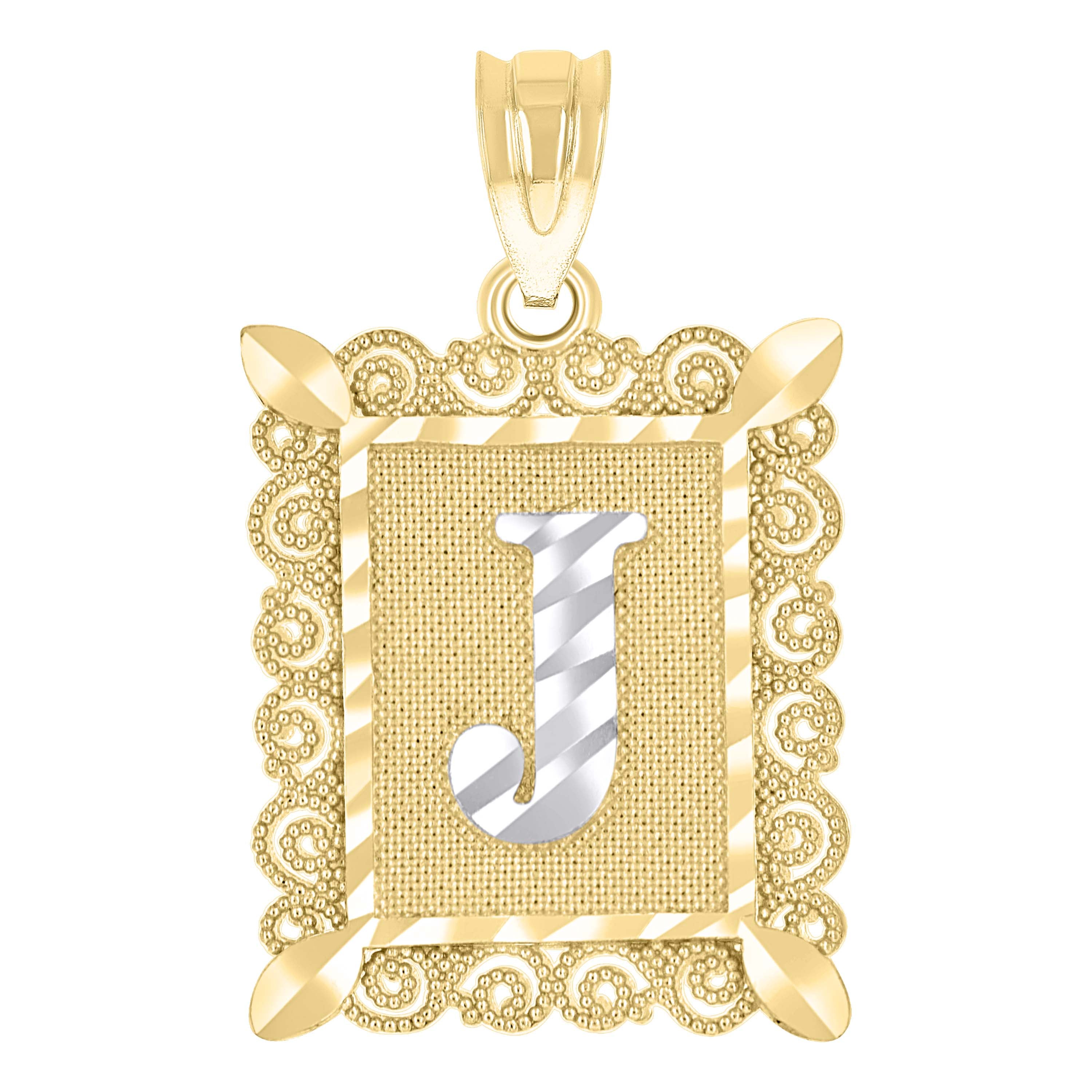 10Kt Gold Initial Letter 