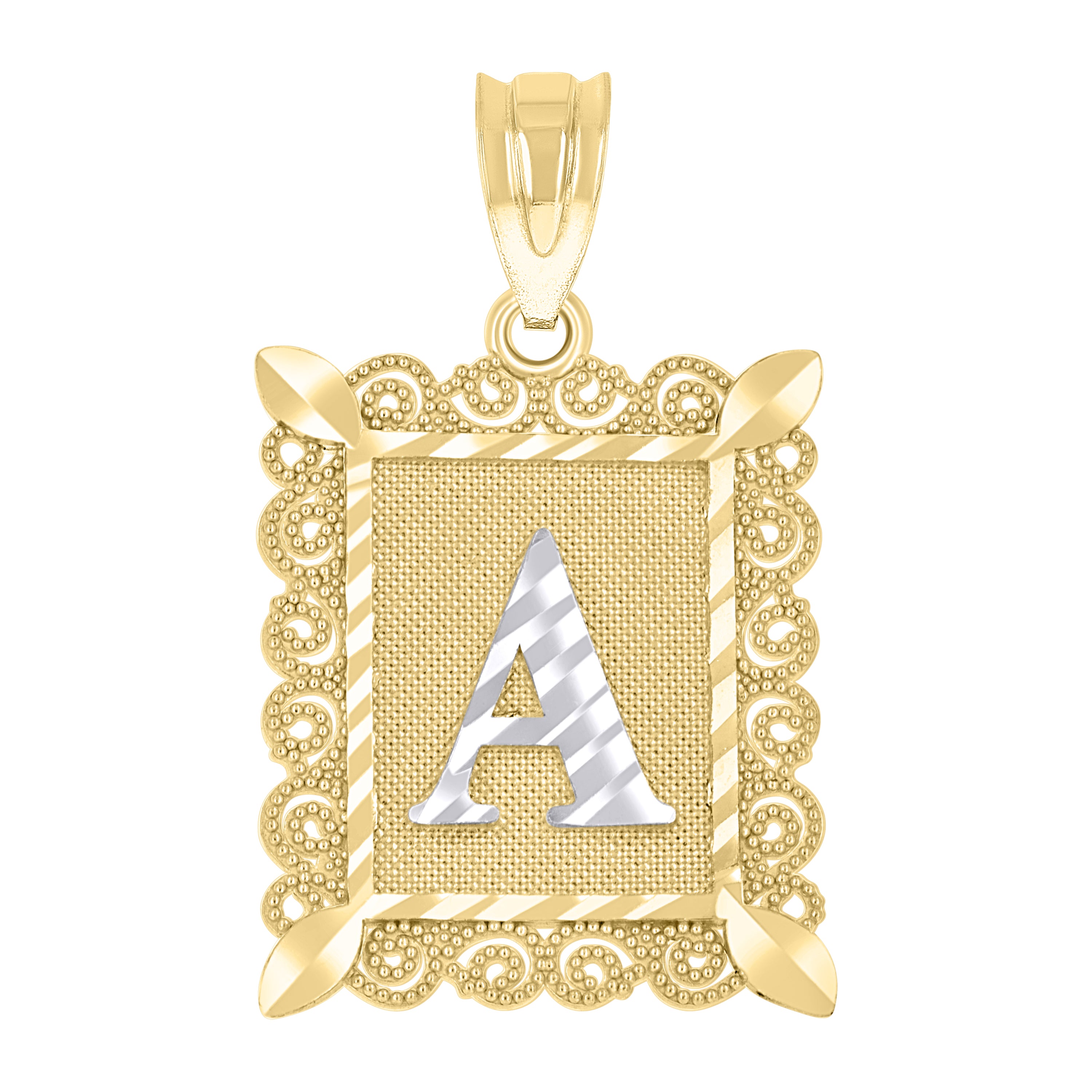 10Kt Gold Initial Letter 