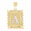 10Kt Gold Initial Letter 