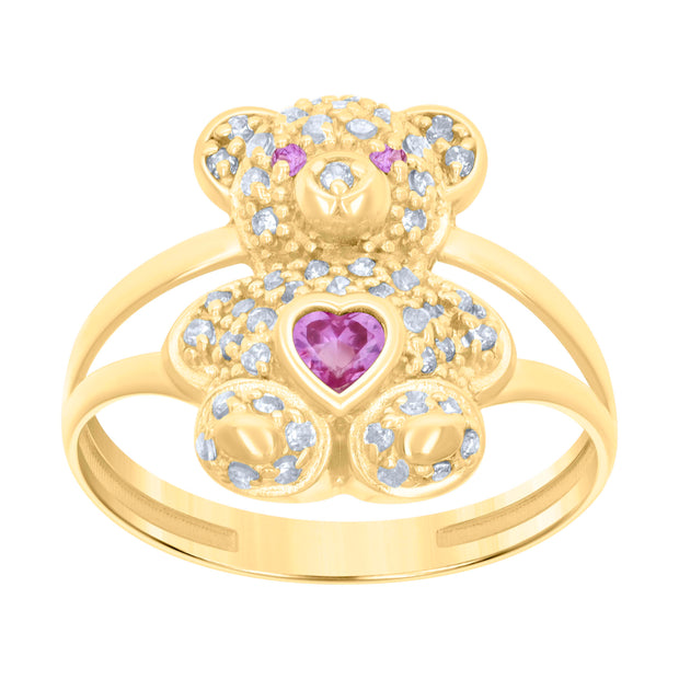 10Kt Gold Cz Ring