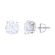 925 Sterling Silver Womens 5.2ct Moissanite Fashion Stud Earrings 