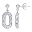 925 Sterling Silver Womens Fashion Danglers Earrings
