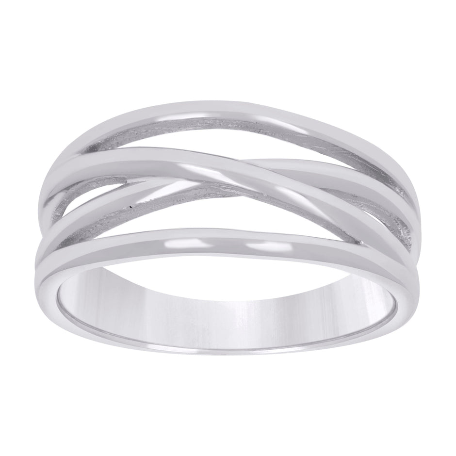 925 Sterling Silver Womens Fashion Ring Size 6
