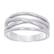 925 Sterling Silver Womens Fashion Ring Size 8 - SLV-129301