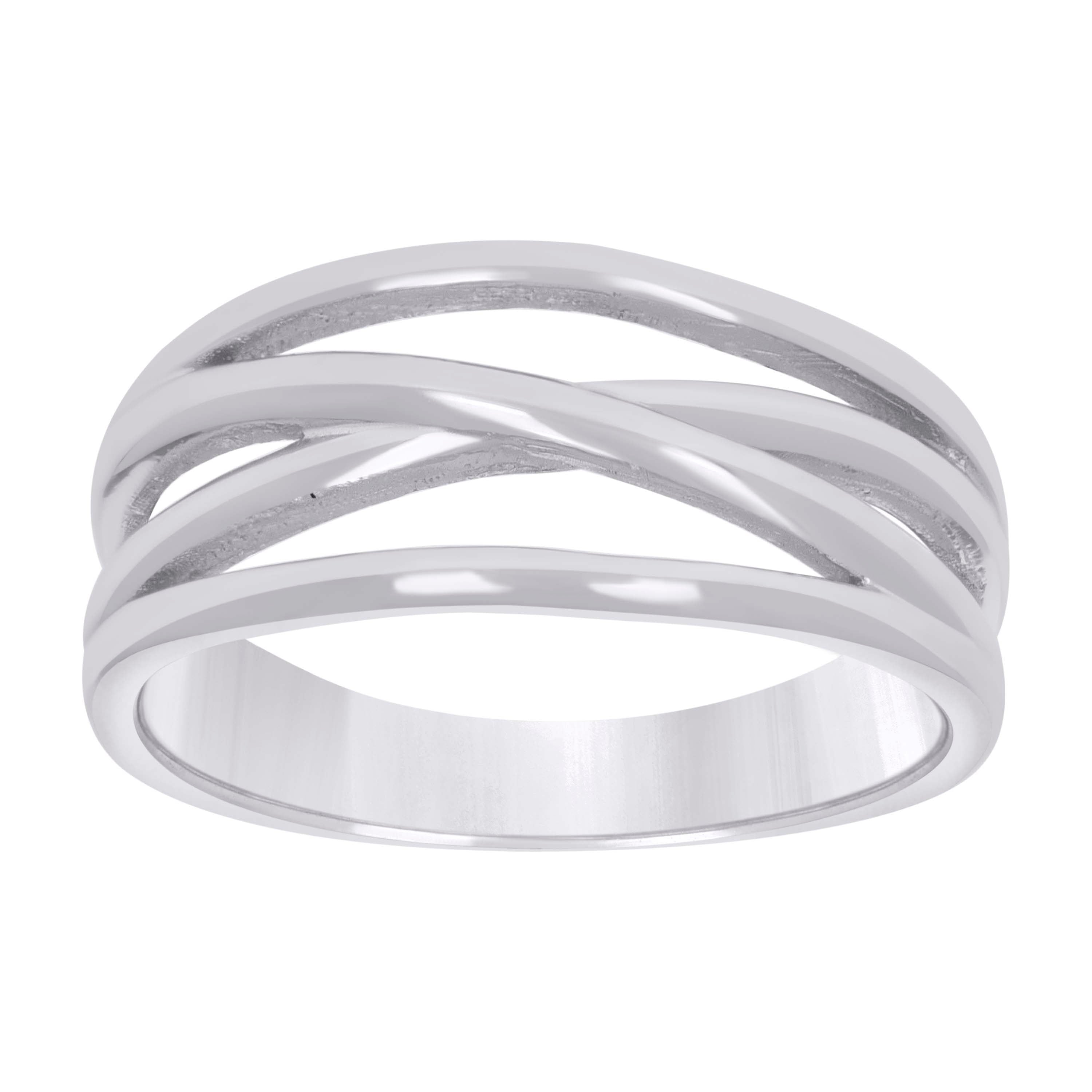 925 Sterling Silver Womens Fashion Ring Size 7 - SLV-129300