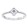 925 Sterling Silver Womens Cubic-Zirconia Engagement Ring Size 7 - SLV-129451
