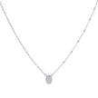 925 Sterling Silver Womens Religious Charm Necklace
