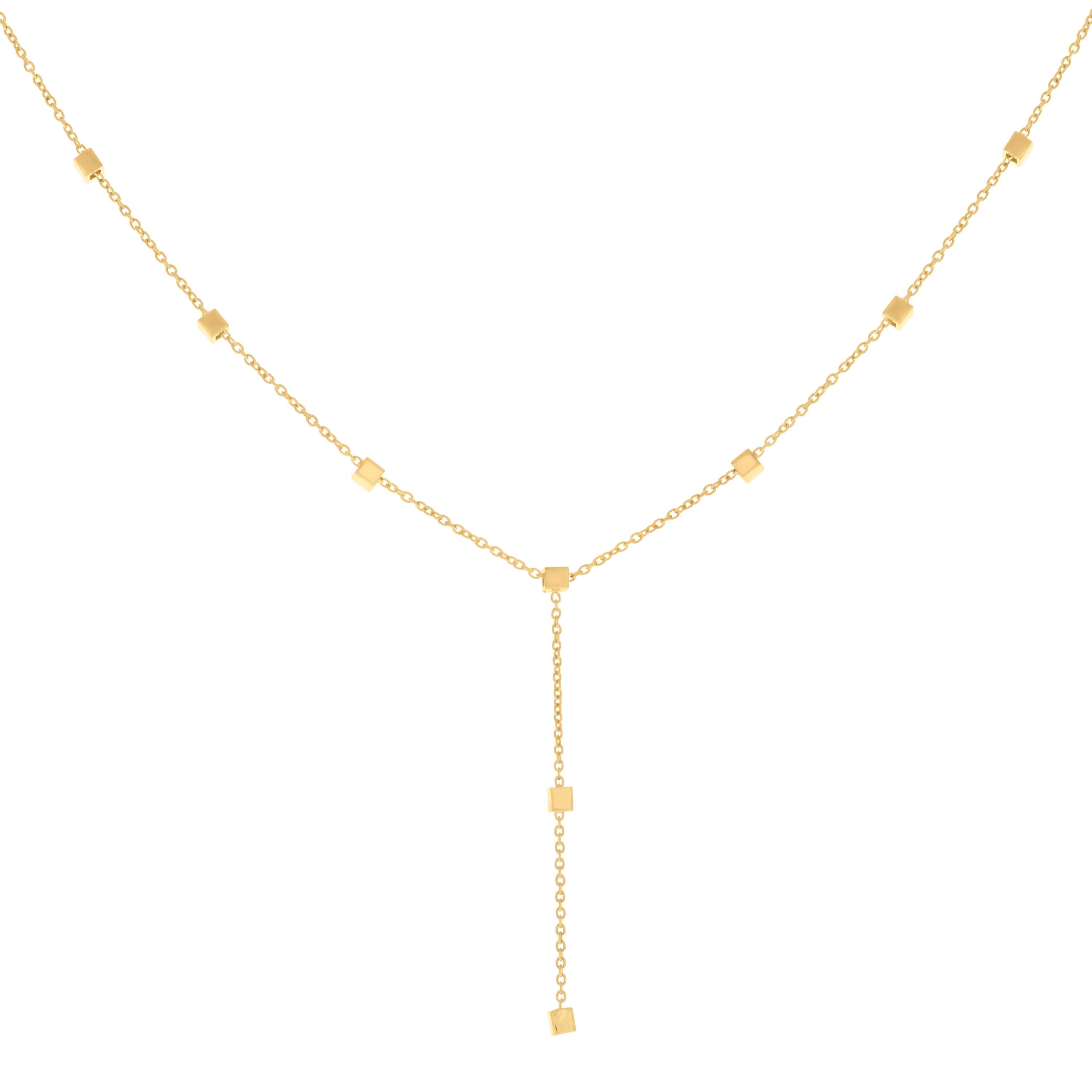 925 Sterling Silver Yellow-tone Womens Fashion Necklace
