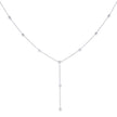 925 Sterling Silver Womens Fashion Necklace Size 17 Inches