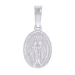 925 Sterling Silver Unisex Miraculous Medal Religious Charm Pendant