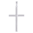 925 Sterling Silver Unisex Love Cross Religious Charm Pendant