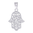 925 Sterling Silver Unisex Hamsa Symbol Religious Charm Pendant