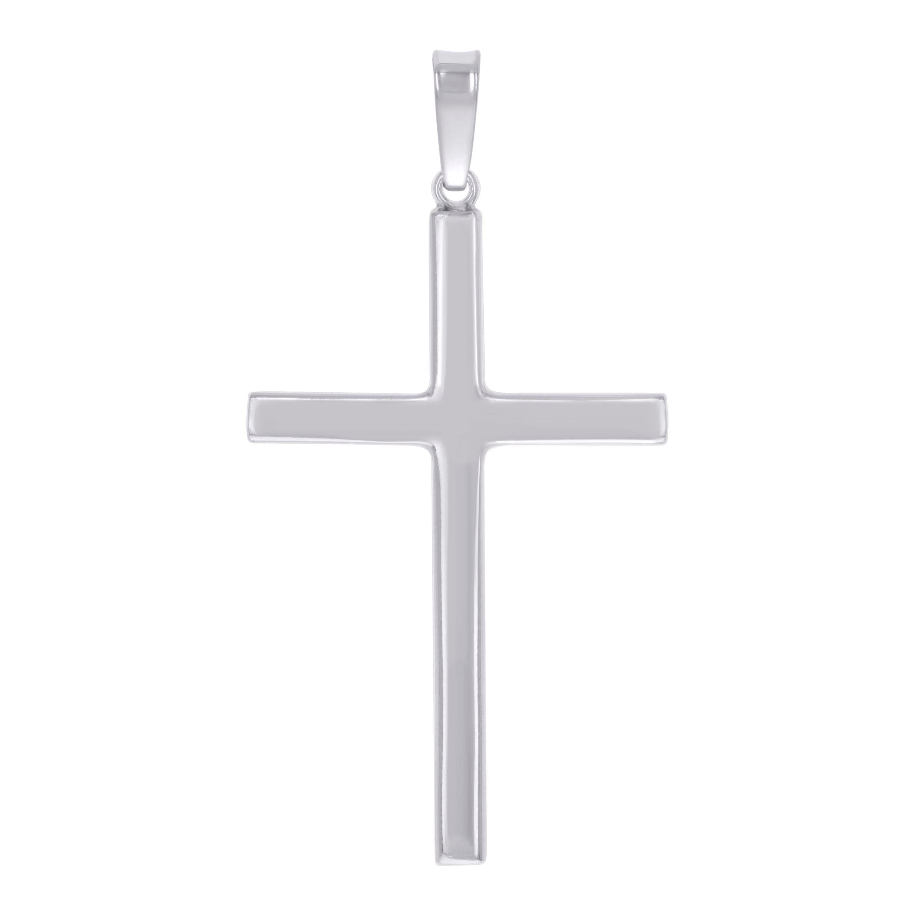 925 Sterling Silver Unisex Cross Religious Charm Pendant