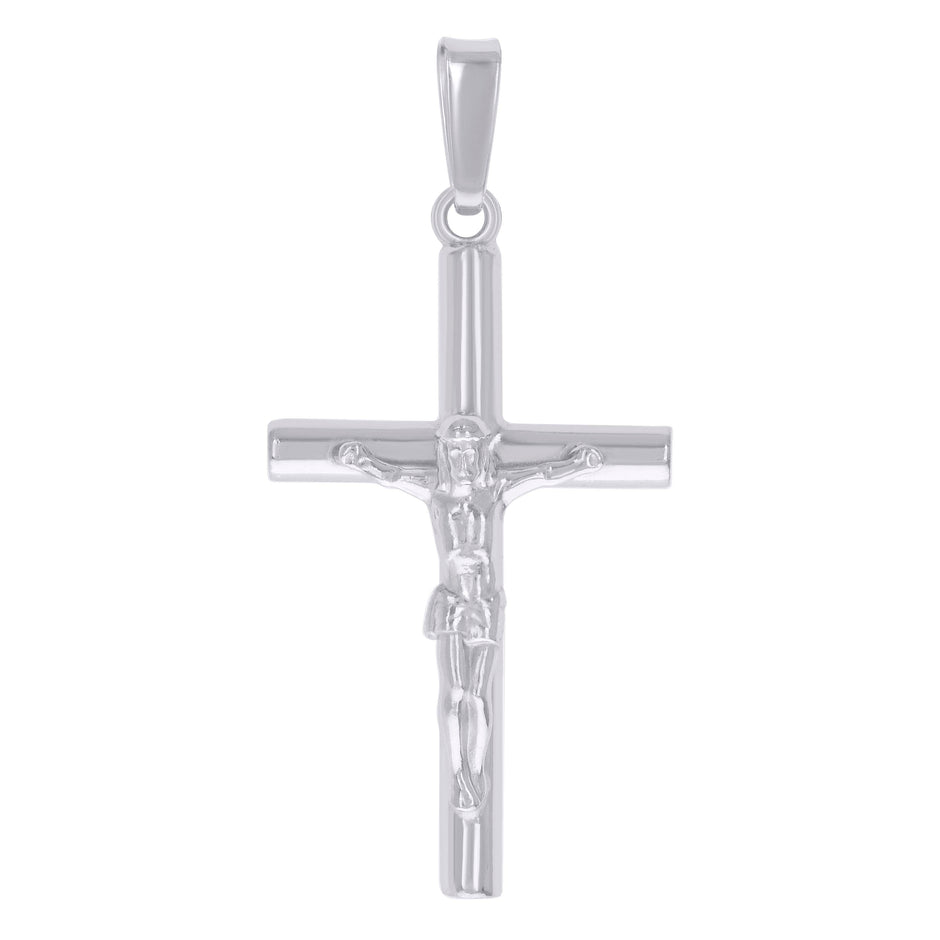 925 Sterling Silver Unisex Crucifix Cross Religious Charm Pendant