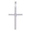925 Sterling Silver Unisex Heart Cross Religious Charm Pendant