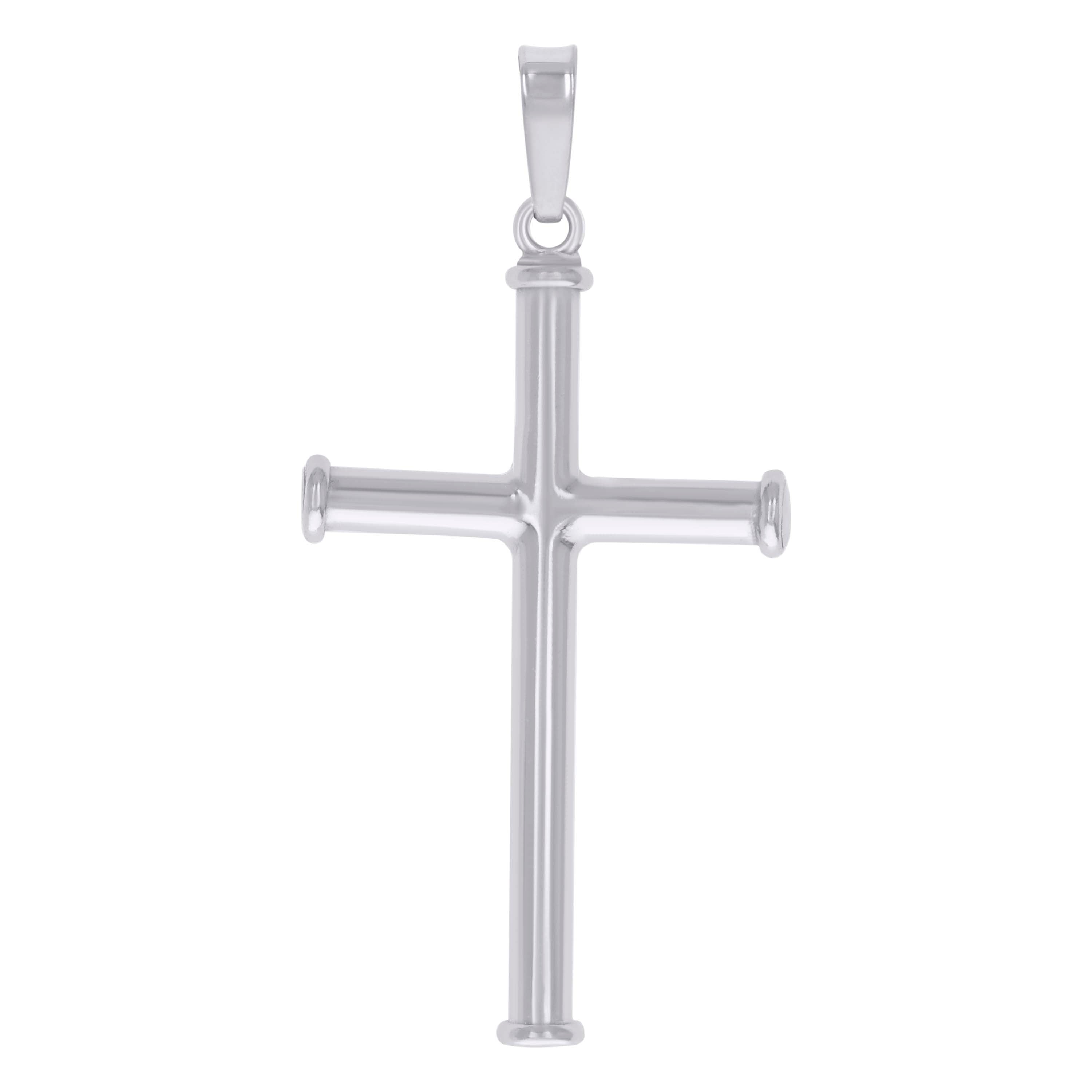 925 Sterling Silver Unisex Cross Religious Charm Pendant