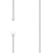 925 Silver Solid Miami Cuban Pyramid Chain 4.9mm