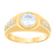 10kt Yellow Gold Baby Cubic-Zirconia Fashion Ring