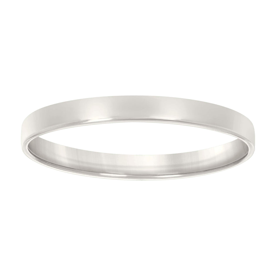 925 Sterling Silver Womens Comfort Fit Wedding Band 3mm Ring Size 9 - SLV-129716