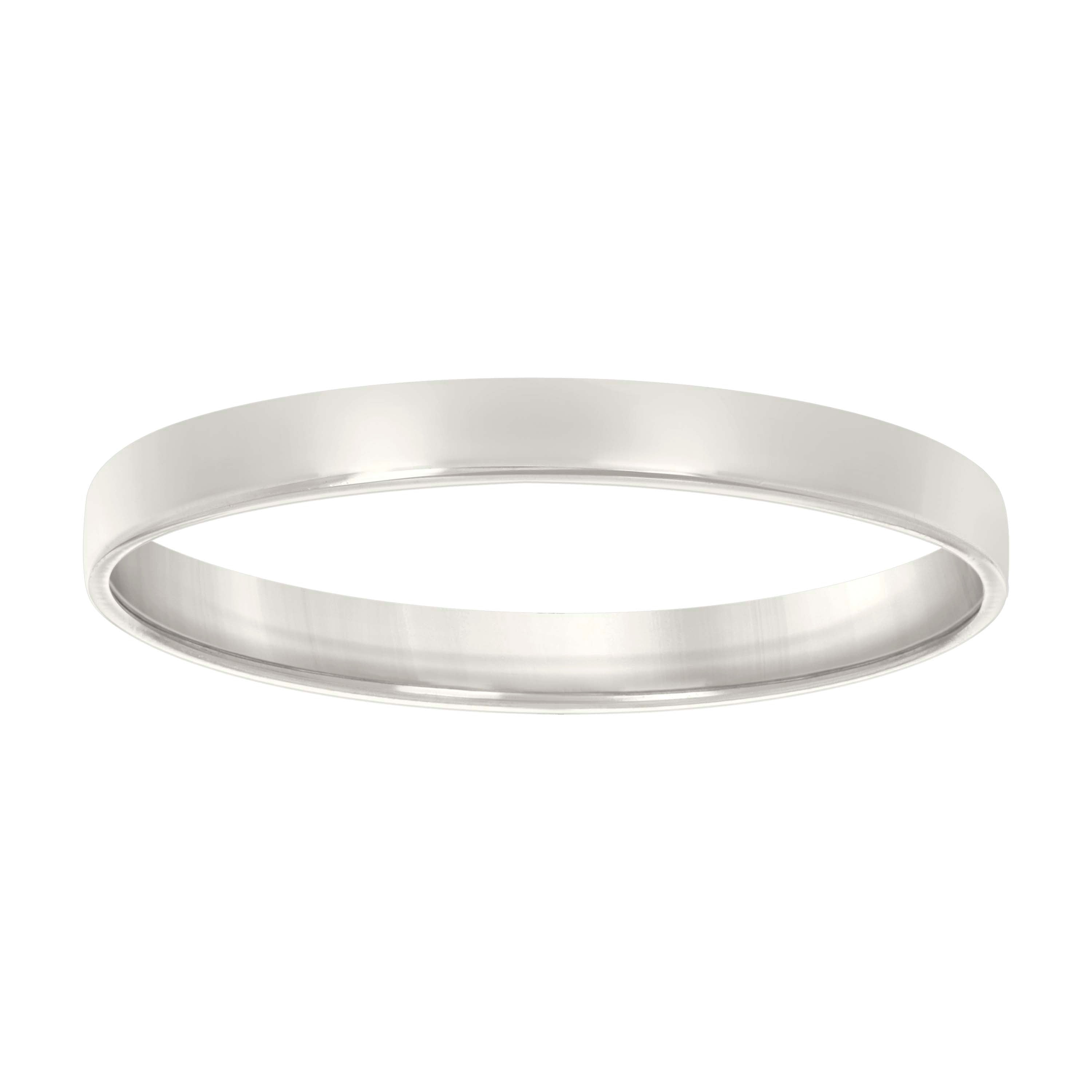 925 Sterling Silver Womens Comfort Fit Wedding Band 3mm Ring Size 11 - SLV-129718